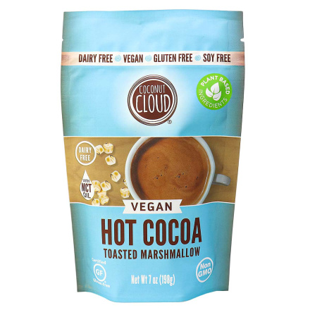 Front of Coconut Cloud Vegan Hot Cocoa Toasted Marshmallow, 198g