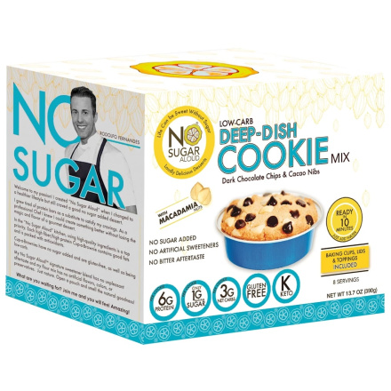 No Sugar Aloud Low Carb Deep-Dish Cookie Mix, 390g