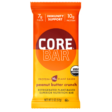 Front of Core Foods Core Bar Peanut Butter Crunch
