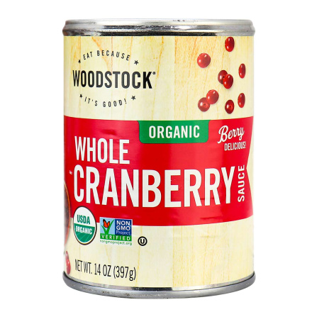 Woodstock Organic Whole Cranberry Sauce, 397g
