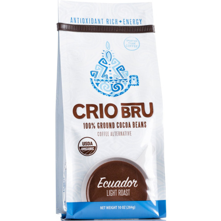 Crio Bru Ecuador Light Roast 100% Ground Cacao Beans, 284g