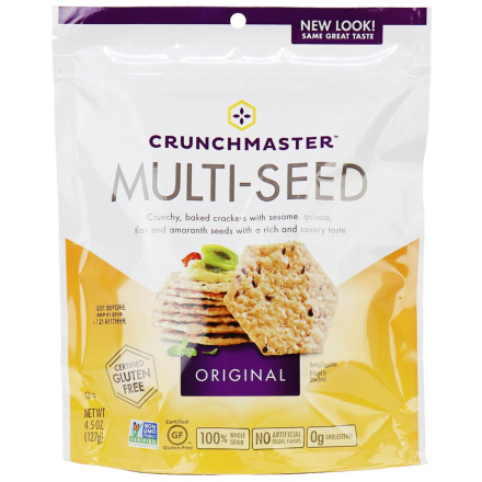 Crunchmaster Original Multi-Seed Crackers With Olive Oil, 113g