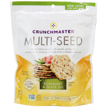 Crunchmaster Rosemary & Olive Oil Multi-Seed Crackers, 127g