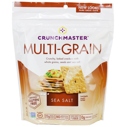 Crunchmaster Sea Salt Multi-Grain Crackers, 127g