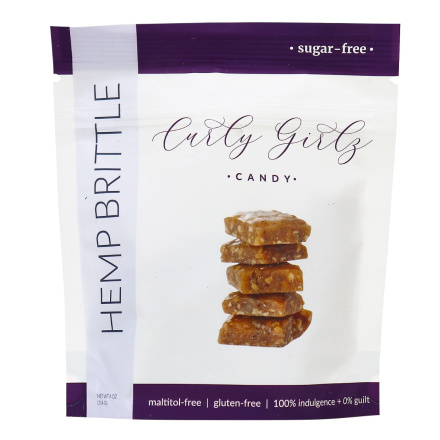 Curly Girlz Candy Hemp Brittle Sugar Free, 114g