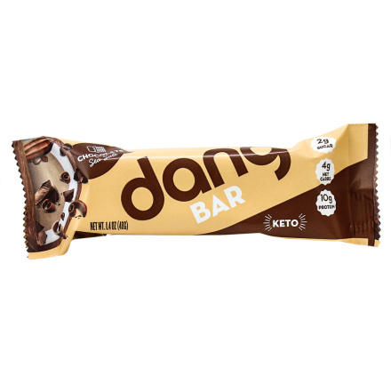 Dang Plant-Based Keto Bar Dark Chocolate Sea Salt, 1 bar