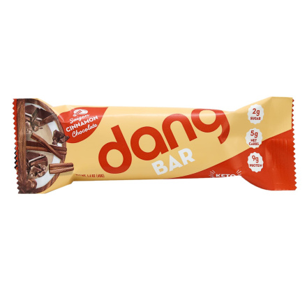 Dang Plant-Based Keto Bar Saigon Cinnamon Chocolate, 1 bar