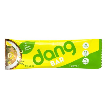 Dang Plant-Based Keto Bar Lemon Matcha, 1 bar