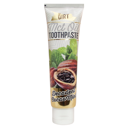 The Dirt MCT Oil Toothpaste Decadent Cacao Mint Flavour, 188g