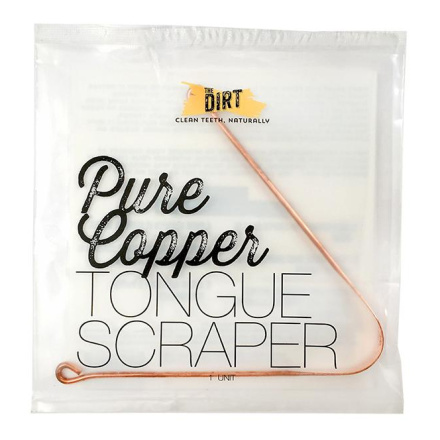 The Dirt Pure Copper Tongue Scraper, Pack of 1