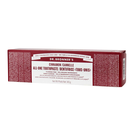 Dr. Bronner's Cinnamon All-One Toothpaste, 140g