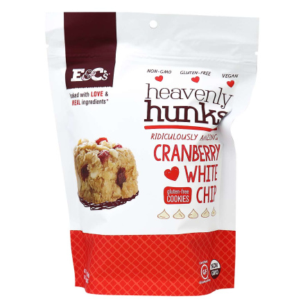 Heavenly Hunks Gluten-Free Bites Cranberry White Chip, 170g