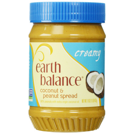 Earth Balance Creamy Coconut & Peanut Butter Spread, 500g