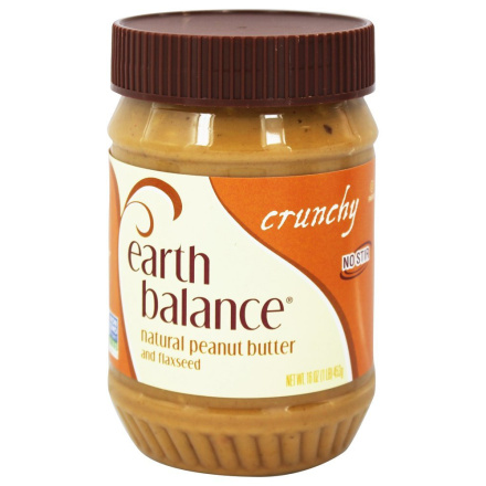 Earth Balance Natural Crunchy Peanut Butter Spread, 500g