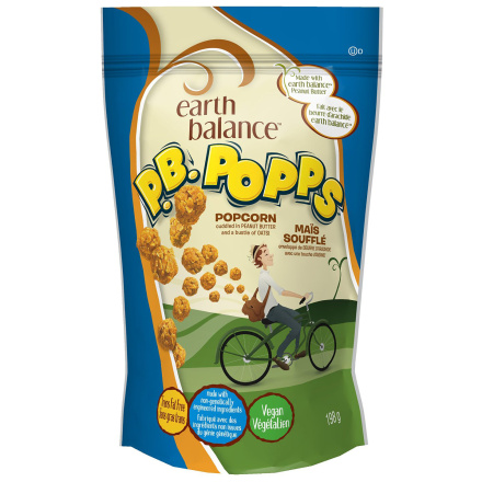 Earth Balance Peanut Butter Popcorn Snacks, 198g