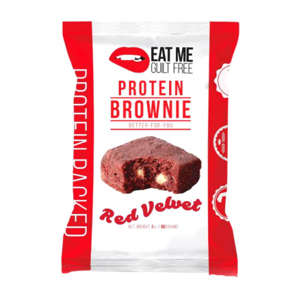 Front of Eat Me Guilt Free Protein Brownie Red Velvet