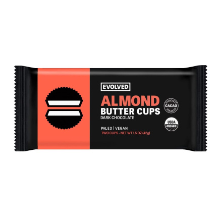 Evolved Dark Chocolate Almond Butter Cups, 42g