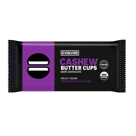 Evolved Dark Chocolate Cashew Butter Cups, 42g