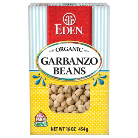 Eden Foods Organic Garbanzo (Chick Peas) Dry Beans, 454g
