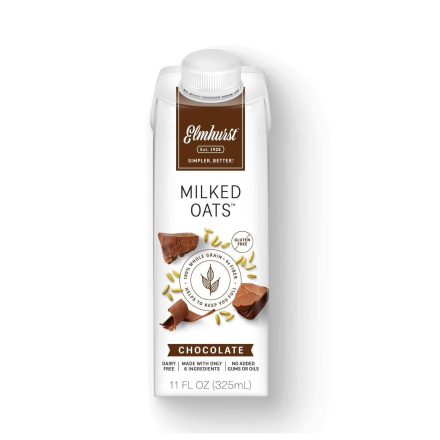 Elmhurst Milked Oats Single Serve Chocolate, 325ml