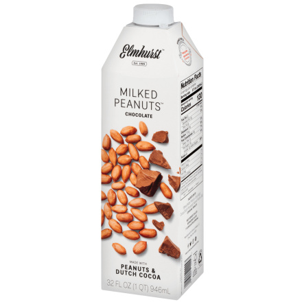 Elmhurst Peanut Milk with Chocolate, 946ml