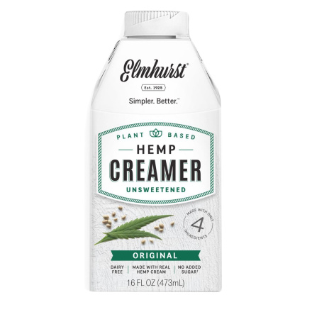 Elmhurst Unsweetened Hemp Creamer, 473mL