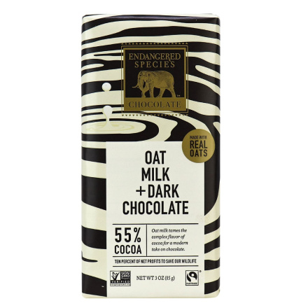 Endangered Species Chocolate Oat Milk Dark Chocolate, 85g