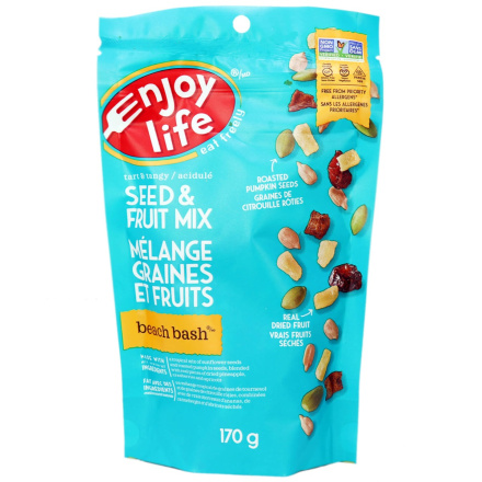 Enjoy Life Beach Bash Nut Free Paleo Seed and Fruit Mix, 170g