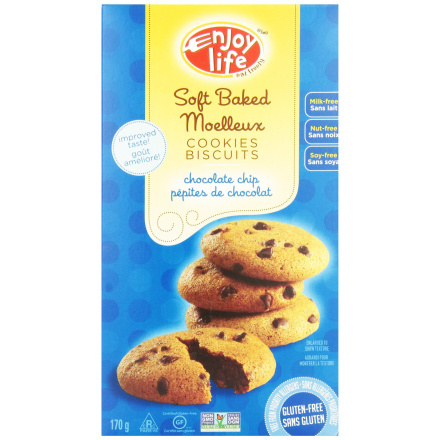 Enjoy Life Chocolate Chip Soft Baked Cookies, 170g