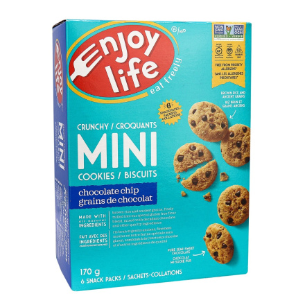 Enjoy Life Gluten-Free Crunchy Mini Cookies Chocolate Chip, 170g