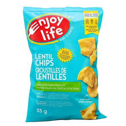 Enjoy Life Lentil Chips Thai Chili Lime, 113g