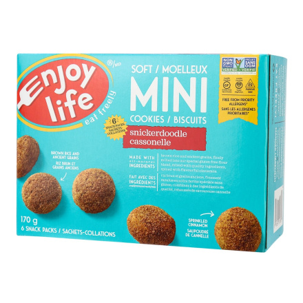 Enjoy Life Gluten-Free Soft Baked Mini Cookies Snickerdoodle, 170g