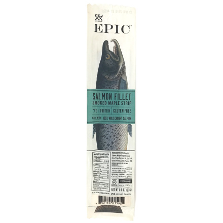 Epic Salmon Smoked Maple Fillet Strip, 23g