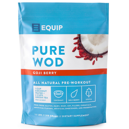 Equip Pure WOD Pre-Workout Goji Berry, 510g