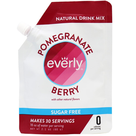 Everly Sugar-Free Drink Mix Pomegranate Berry, 30 Servings