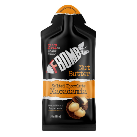 FBomb Salted Chocolate Macadamia Nut Butter, 29ml