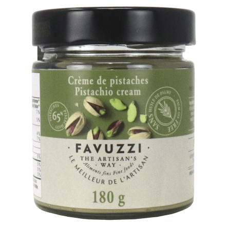 Front of Favuzzi Artisanal Pistachio Cream 