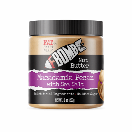 FBomb Macadamia Pecan with Sea Salt Nut Butter, 227g