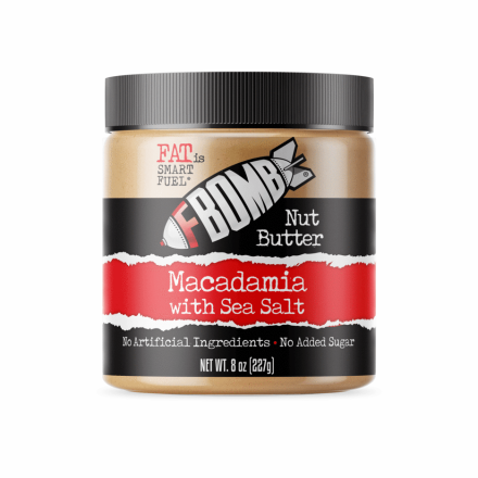 FBomb Macadamia Nut Butter with Sea Salt, 227g