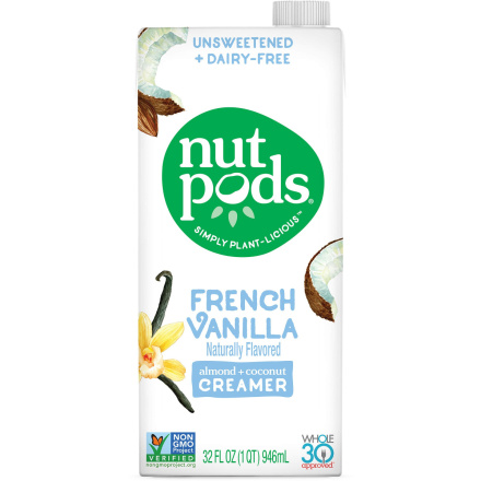Nutpods Dairy Free Creamer Unsweetened French Vanilla, 946ml
