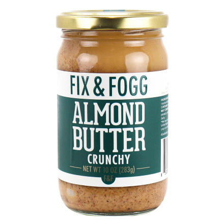 Front of Fix & Fogg Almond Butter Crunchy, 283g