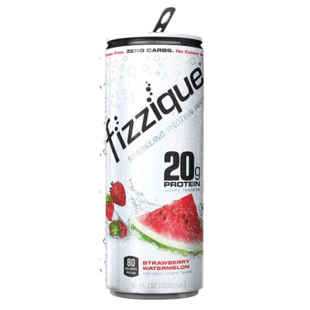Fizzique Strawberry Watermelon Sparkling Protein Water, 355ml