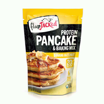 FlapJacked Banana Hazelnut Protein Pancake & Baking Mix 340g