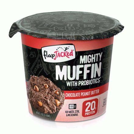 FlapJacked Chocolate Peanut Butter Mighty Muffin, 55g