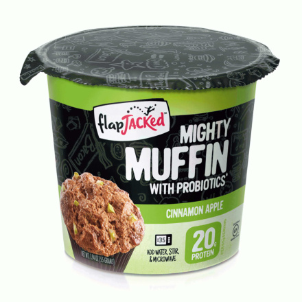 FlapJacked Cinnamon Apple Mighty Muffin, 55g