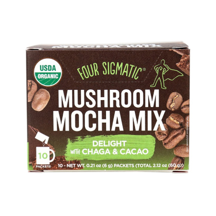 Four Sigmatic Mushroom Mocha Mix with Chaga & Cacao - 10 Packets