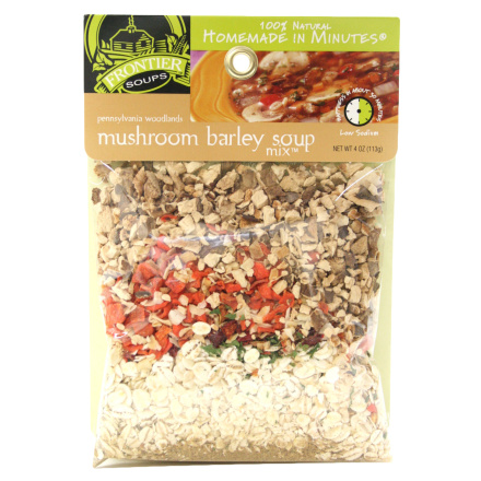 Frontier Soups Pennsylvania Woodlands Mushroom Barley Soup Mix, 113g
