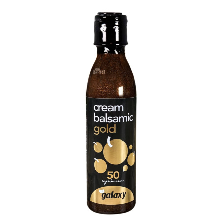 Front of Galaxy Balsamic Cream Gold, 250ml