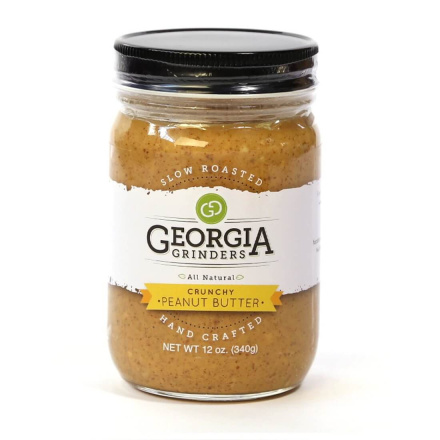 Georgia Grinders Crunchy Peanut Butter, 340g