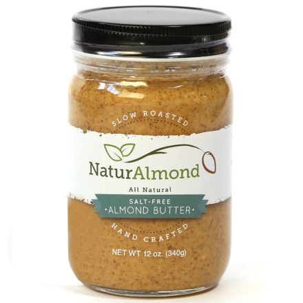 Georgia Grinders Original NaturAlmond Butter - Salt-Free, 340g